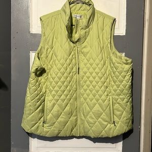 Coldwater Creek Vest Seafoam green color size 2X